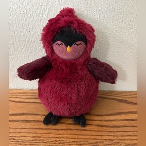 SLUMBERKINS Cardinal Mini Red Bird Plush 2022 Holiday Like New